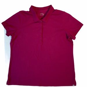 Eddie Bauer Womens Purple Red Polo Shirt 2XL